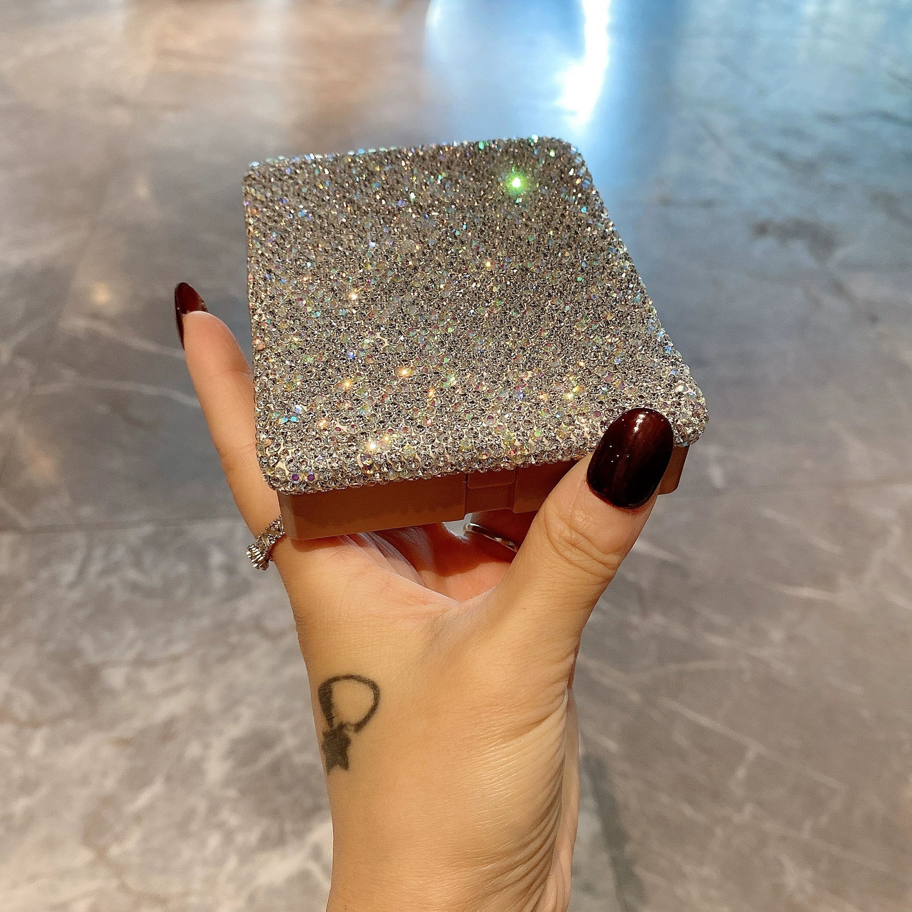 Diamond Makeup Brush Set – Mini Portable Cosmetic Brush Kit, Multi-Functional