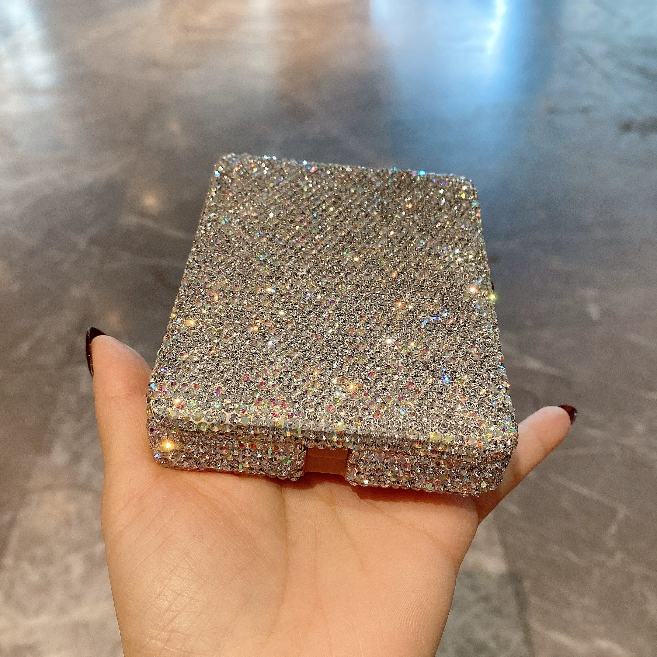 Diamond Makeup Brush Set – Mini Portable Cosmetic Brush Kit, Multi-Functional