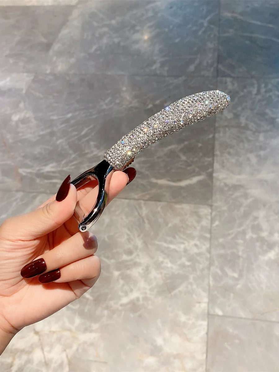 Multifunctional Diamond-Encrusted Peeling Knife – Home Kitchen Fruit Scraper