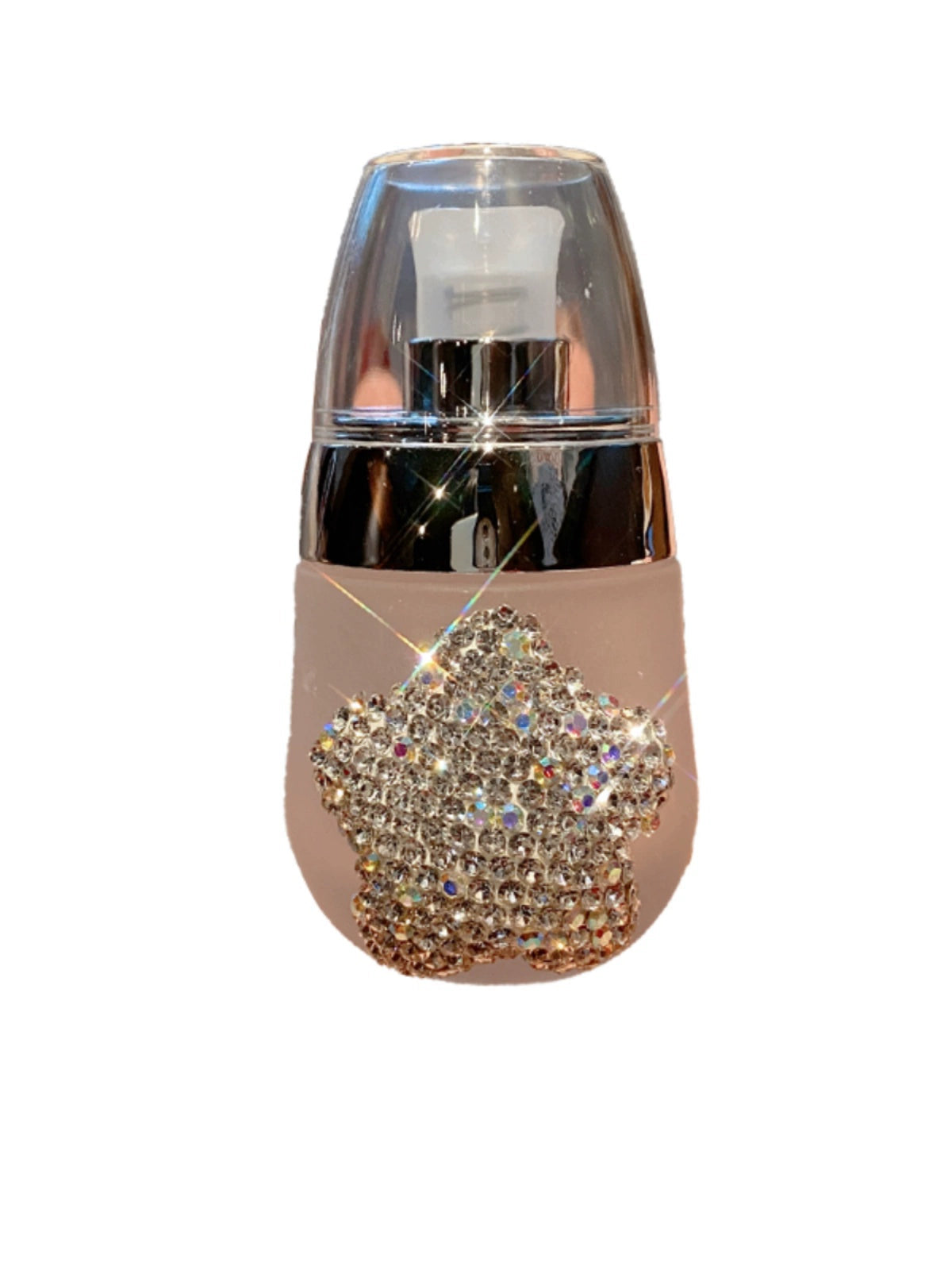 Bling Star Glass Lotion Bottle – Mini Diamond-Encrusted Cosmetic Dispenser Gift