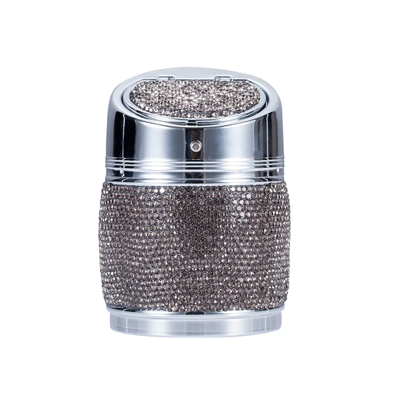 Diamond-Encrusted Car Ashtray Cover – Multifunctional Universal Automotive Accessory