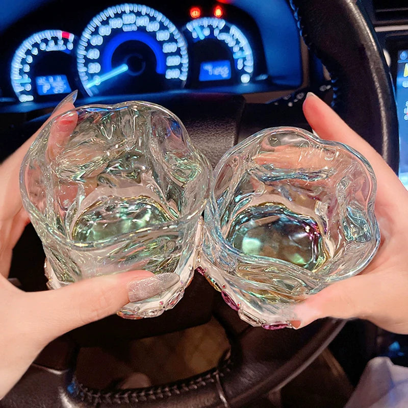 Premium Diamond Drink Glass – Elegant Juice, Cocktail & Beer Cup